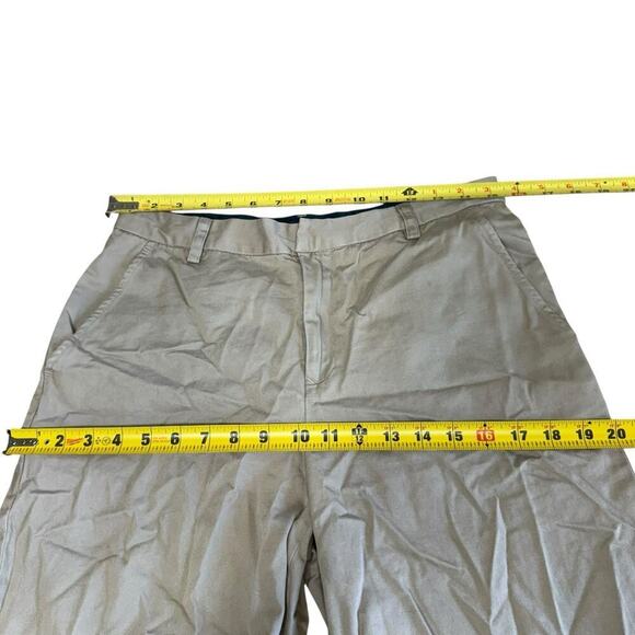 Vtg Y2k Rare Ralph By Ralph Lauren Plaid Label Tan Khaki Shorts Chinos Sz 8 - Picture 9 of 13